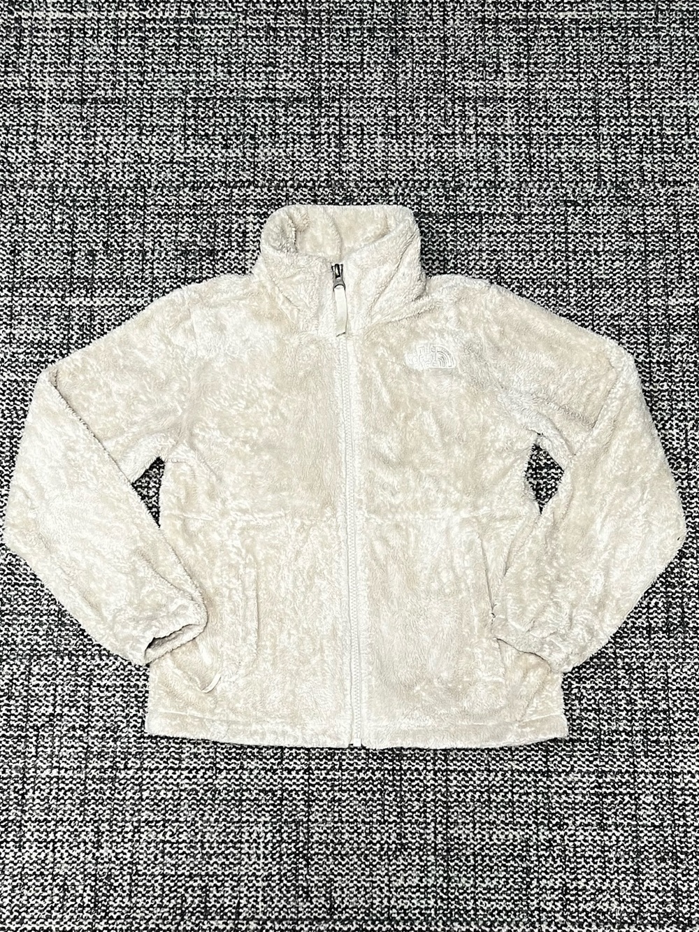 The North Face Kids Cream Plush Fleece Jacket